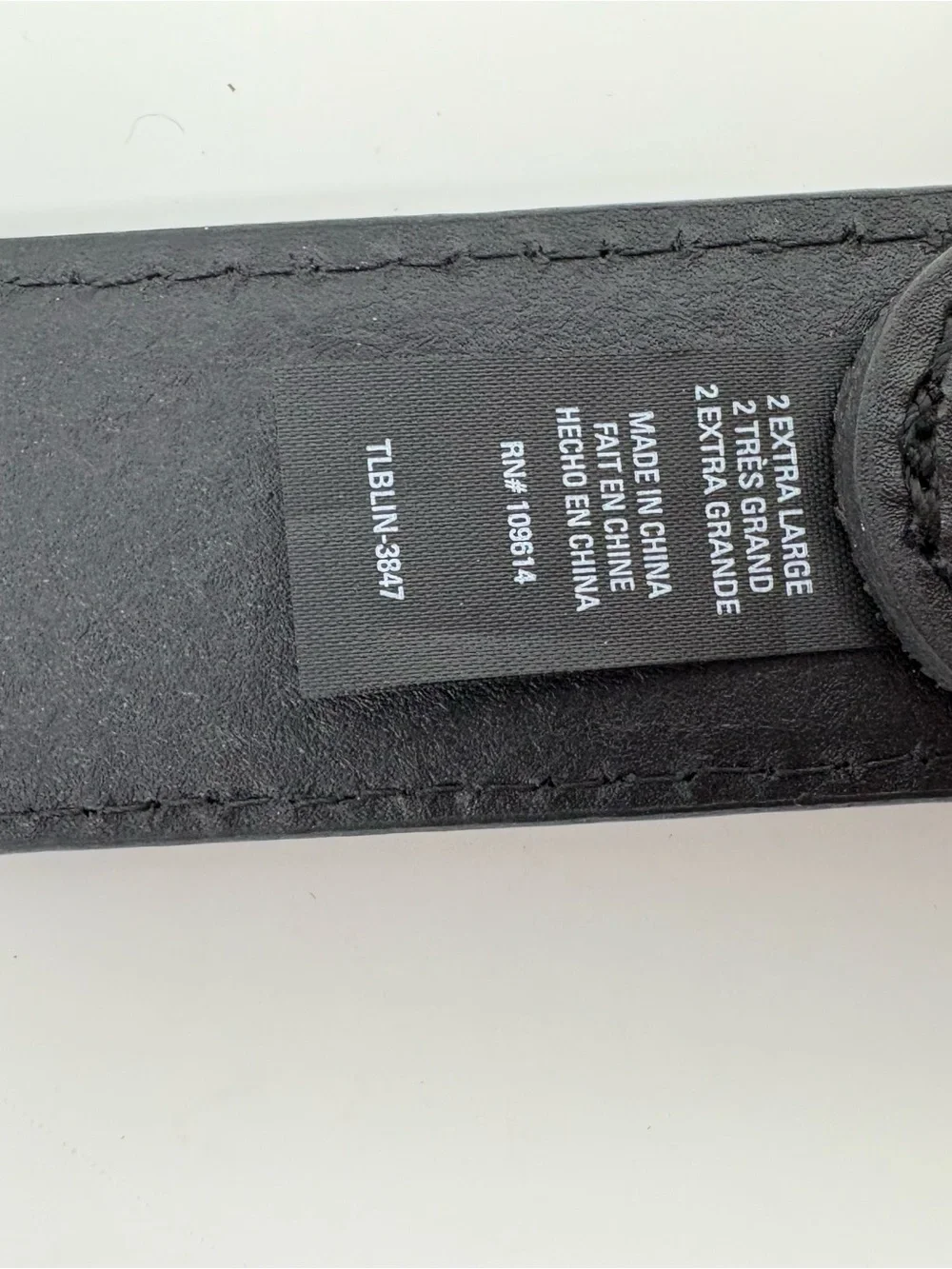 NWT 5.11 Tactical Leather Belt 2XL Heavy Duty CCW Belt Black Silver Buckle